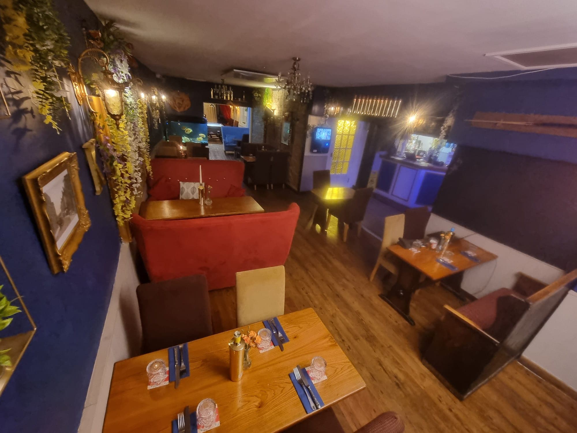 Atmospheric bar at The Bear Inn